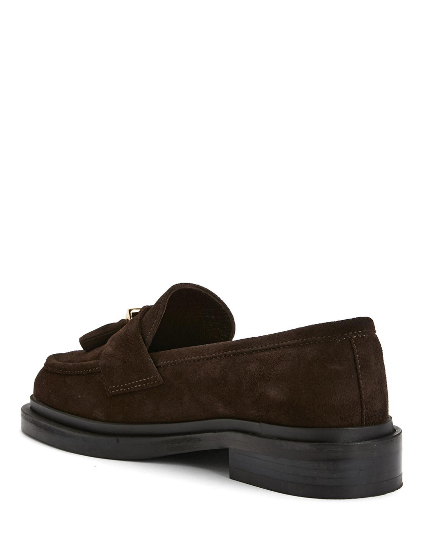 Beymen Club Kadın Kahverengi Süet Loafer