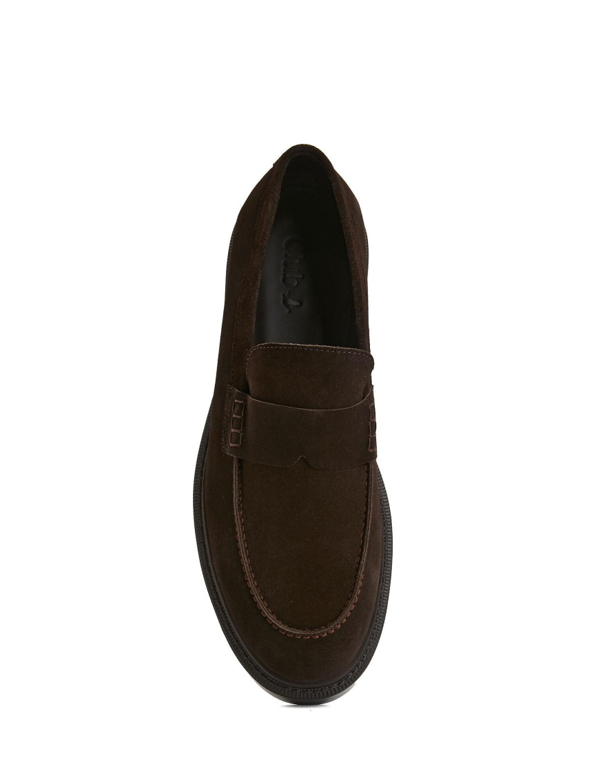 Beymen Club Erkek Kahverengi Bant Detaylı Süet Loafer Beymen Club Erkek Kahverengi Bant Detaylı Süet Loafer