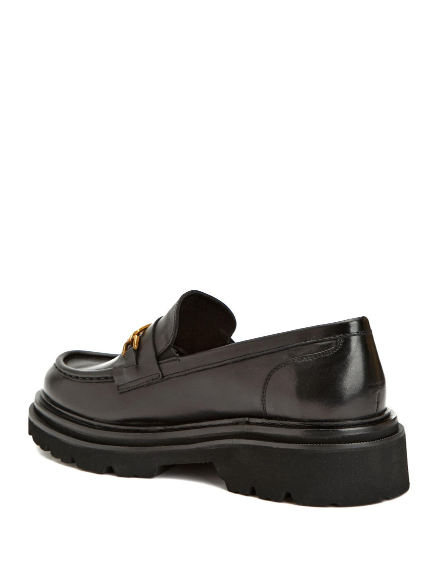 Beymen Club Kadın Siyah Deri Loafer