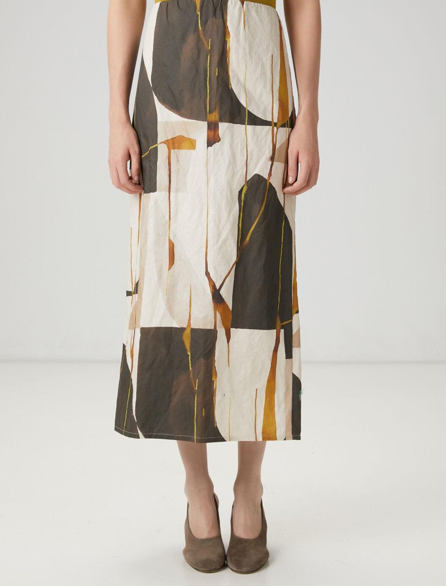 Beymen Club Kadın Çok Renkli Desenli Midi Etek Beymen Club Kadın Çok Renkli Desenli Midi Etek