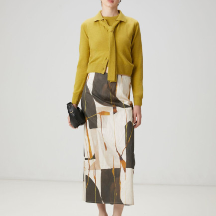 Beymen Club Kadın Çok Renkli Desenli Midi Etek Beymen Club Kadın Çok Renkli Desenli Midi Etek