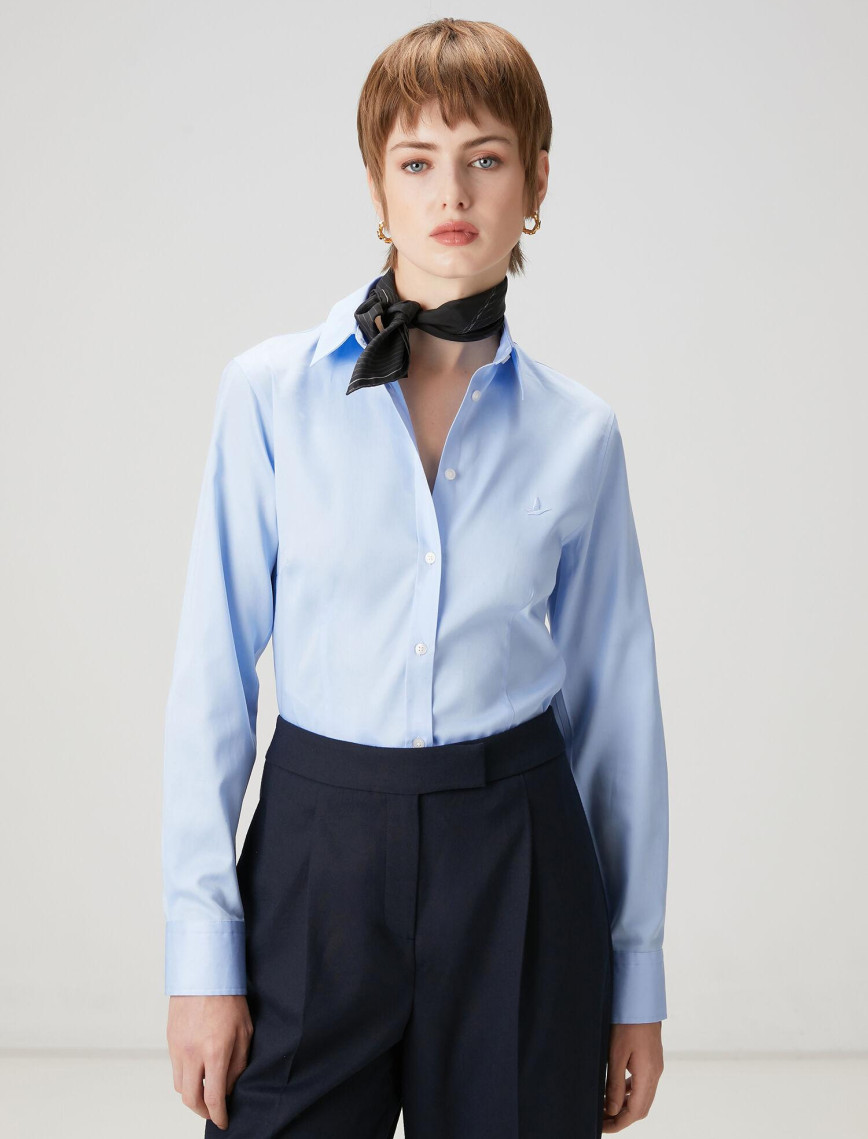 Beymen Club Kadın Mavi Gömlek Beymen Club Kadın Mavi Gömlek