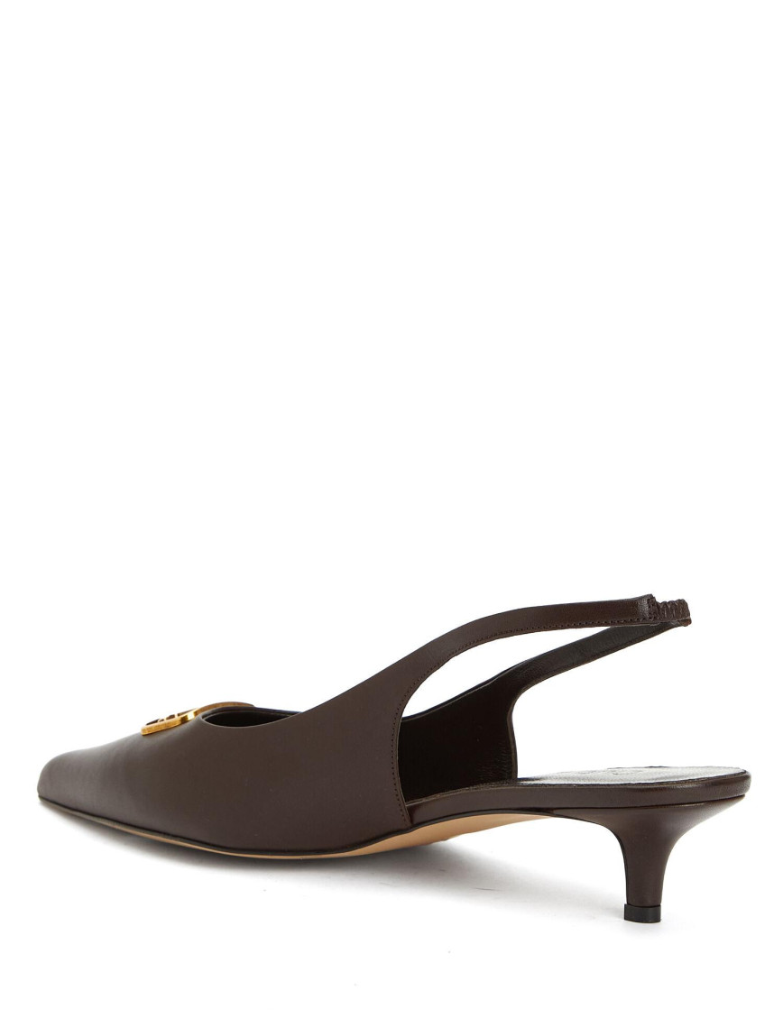 Beymen Club Kadın Kahverengi Kaz Logolu Deri Topuklu Ayakkabı Beymen Club Kadın Kahverengi Kaz Logolu Deri Topuklu Ayakkabı