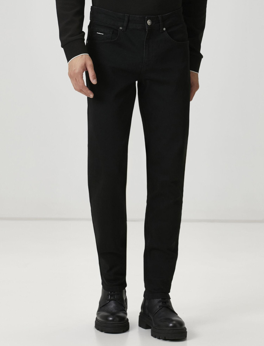 Beymen Club Erkek Slim Fit Siyah Jean Pantolon