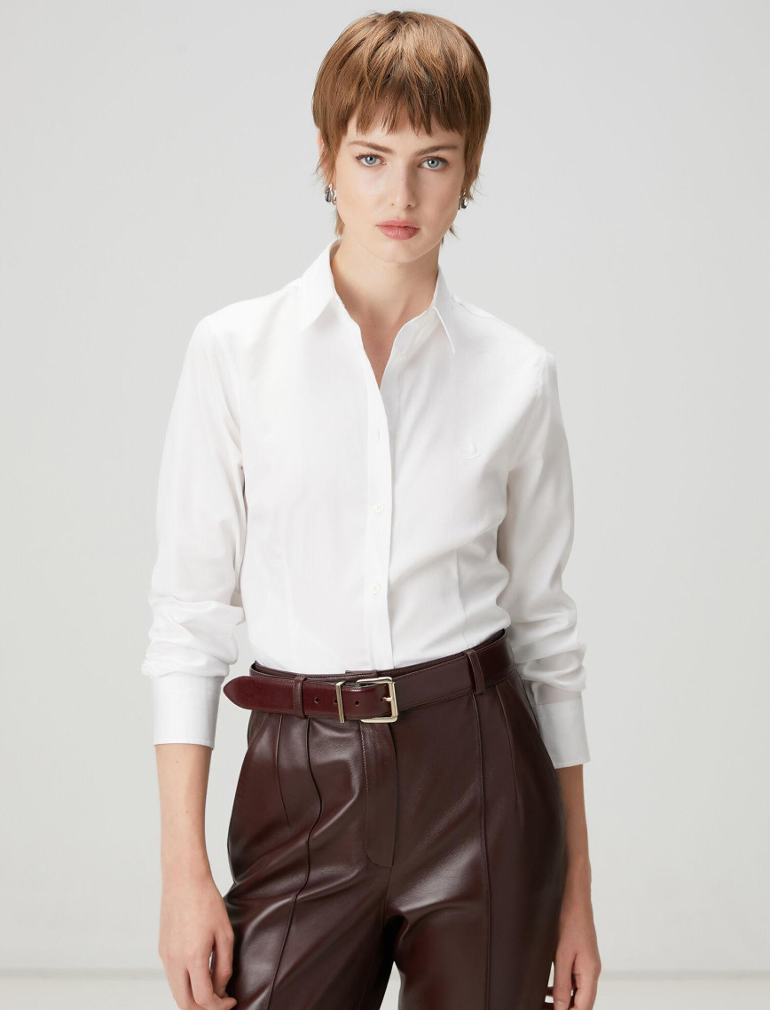 Beymen Club Kadın Mavi Gömlek Beymen Club Kadın Mavi Gömlek