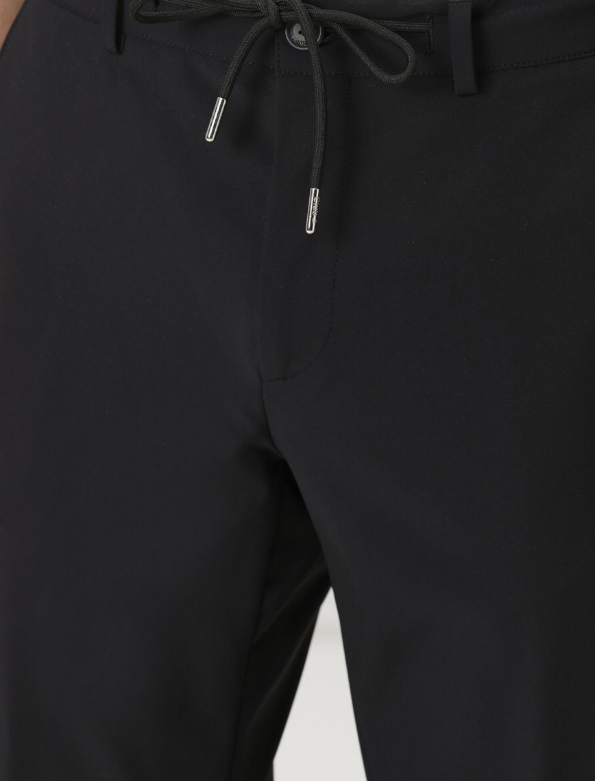 Beymen Club Erkek Siyah Beli Kordonlu Pantolon Beymen Club Erkek Siyah Beli Kordonlu Pantolon