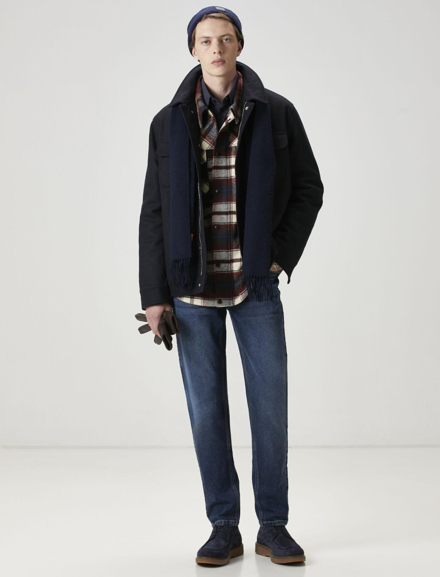 Beymen Club Erkek Mavi Yıkamalı Slim Fit Jean Pantolon Beymen Club Erkek Mavi Yıkamalı Slim Fit Jean Pantolon