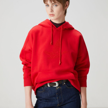 Beymen Club Kadın Kırmızı Kapüşonlu Logolu Sweatshirt Beymen Club Kadın Kırmızı Kapüşonlu Logolu Sweatshirt