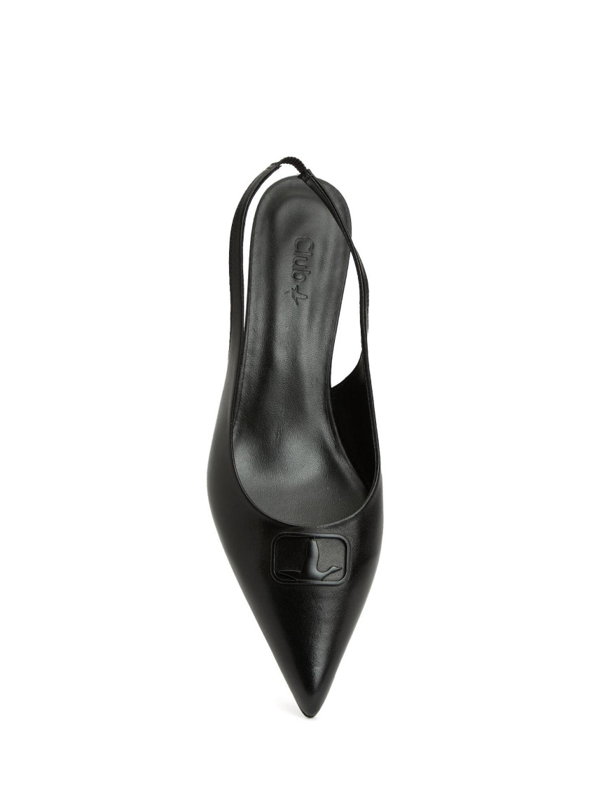 Beymen Club Kadın Siyah Deri Topuklu Ayakkabı Beymen Club Kadın Siyah Deri Topuklu Ayakkabı