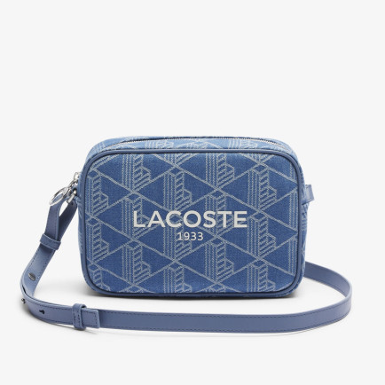 Lacoste Heritage Kadın Monogram Mavi Postacı Çantası Lacoste Heritage Kadın Monogram Mavi Postacı Çantası