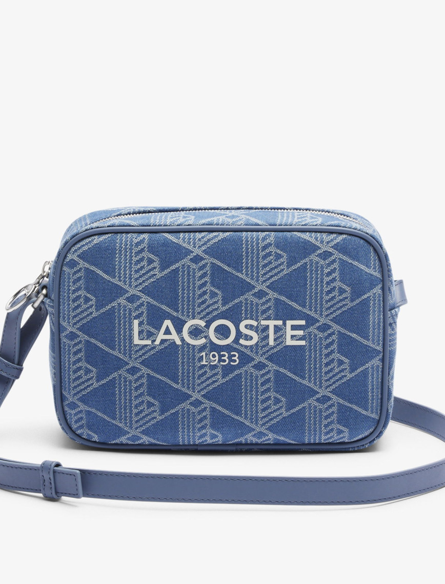 Lacoste Heritage Kadın Monogram Mavi Postacı Çantası Lacoste Heritage Kadın Monogram Mavi Postacı Çantası