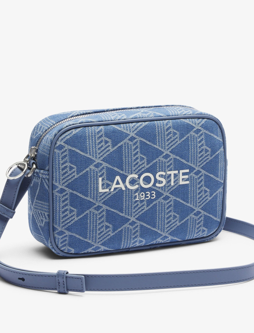 Lacoste Heritage Kadın Monogram Mavi Postacı Çantası Lacoste Heritage Kadın Monogram Mavi Postacı Çantası