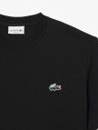 Lacoste Erkek Classic Fit Bisiklet Yaka Siyah T-Shirt Lacoste Erkek Classic Fit Bisiklet Yaka Siyah T-Shirt