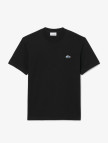 Lacoste Erkek Classic Fit Bisiklet Yaka Siyah T-Shirt Lacoste Erkek Classic Fit Bisiklet Yaka Siyah T-Shirt