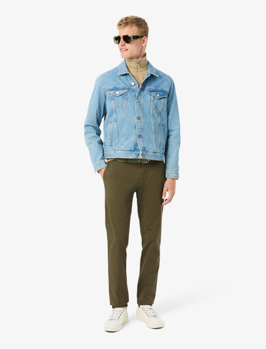 Lacoste Erkek Slim Fit Haki Chino Pantolon Lacoste Erkek Slim Fit Haki Chino Pantolon