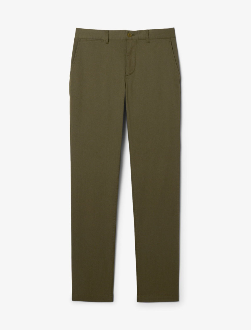 Lacoste Erkek Slim Fit Haki Chino Pantolon Lacoste Erkek Slim Fit Haki Chino Pantolon