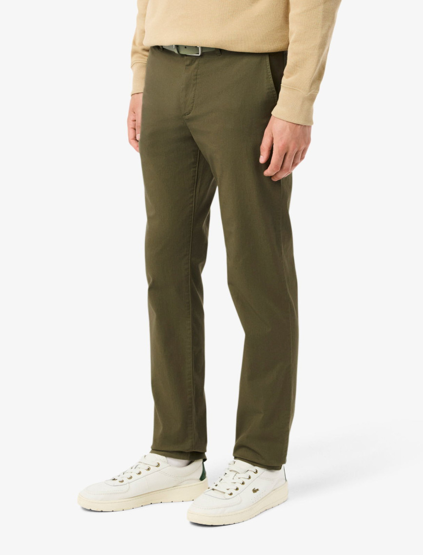 Lacoste Erkek Slim Fit Haki Chino Pantolon Lacoste Erkek Slim Fit Haki Chino Pantolon