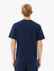 Lacoste Erkek Classic Fit Bisiklet Yaka Renk Bloklu Lacivert T-Shirt Lacoste Erkek Classic Fit Bisiklet Yaka Renk Bloklu Lacivert T-Shirt