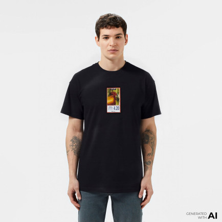 Huf Fried Erkek Siyah T-Shirt Huf Fried Erkek Siyah T-Shirt