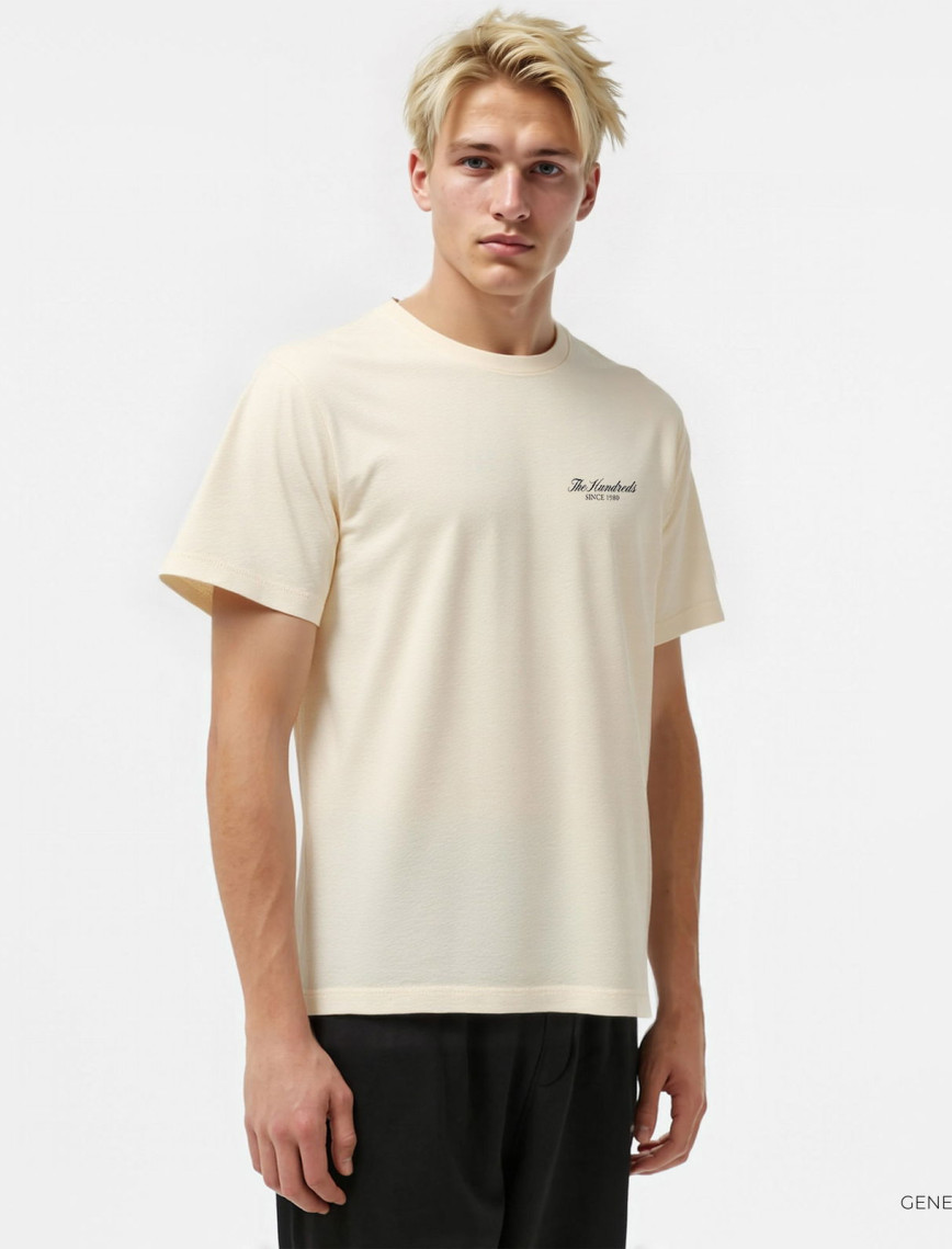 The Hundreds End Of The Beginning Erkek Beyaz T-Shirt The Hundreds End Of The Beginning Erkek Beyaz T-Shirt