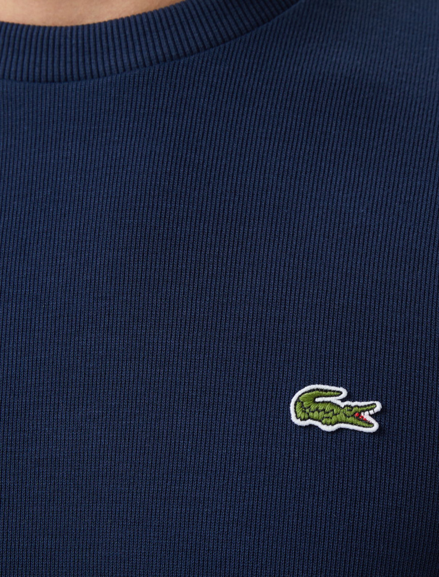 Lacoste Erkek Regular Fit Uzun Kollu Bisiklet Yaka Lacivert T-Shirt Lacoste Erkek Regular Fit Uzun Kollu Bisiklet Yaka Lacivert T-Shirt