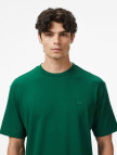 Lacoste Erkek Oversize Fit Bisiklet Yaka Yeşil T-Shirt Lacoste Erkek Oversize Fit Bisiklet Yaka Yeşil T-Shirt