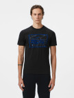 Lacoste Erkek Regular Fit Bisiklet Yaka Baskılı Siyah T-Shirt Lacoste Erkek Regular Fit Bisiklet Yaka Baskılı Siyah T-Shirt