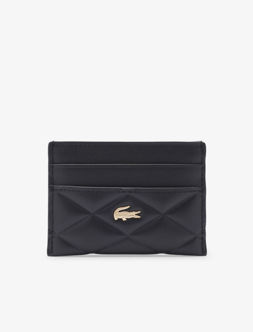 Lacoste Kadın Desenli Siyah Kartlık