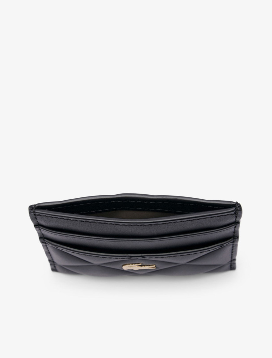 Lacoste Kadın Desenli Siyah Kartlık