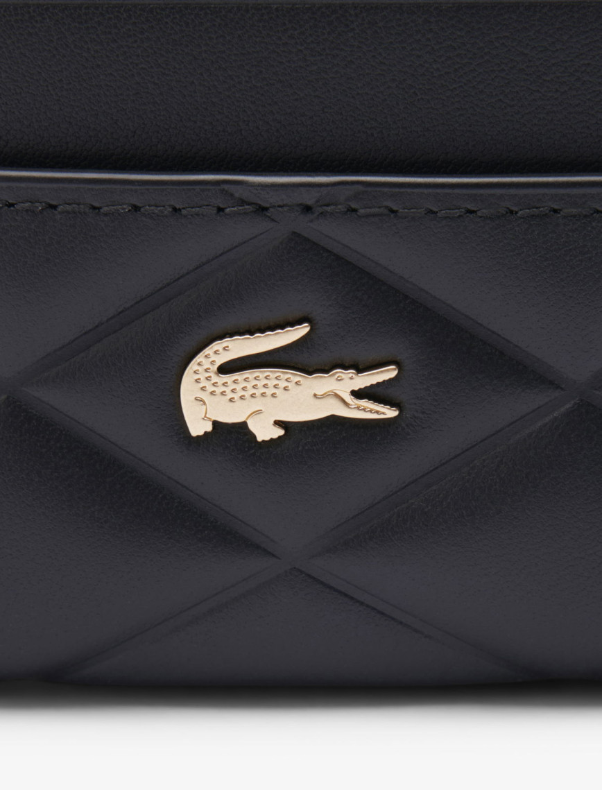 Lacoste Kadın Desenli Siyah Kartlık