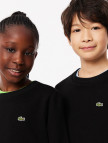 Lacoste Çocuk Bisiklet Yaka Siyah Sweatshirt Lacoste Çocuk Bisiklet Yaka Siyah Sweatshirt