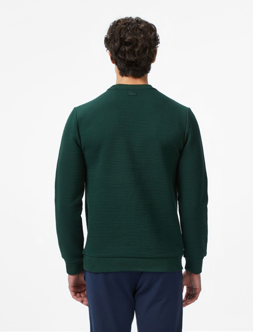 Lacoste Erkek Uzun Kollu Bisiklet Yaka Yeşil T-Shirt Lacoste Erkek Uzun Kollu Bisiklet Yaka Yeşil T-Shirt