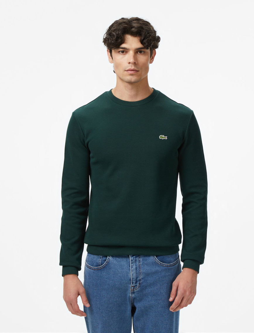 Lacoste Erkek Regular Fit Uzun Kollu Bisiklet Yaka Lacivert T-Shirt Lacoste Erkek Regular Fit Uzun Kollu Bisiklet Yaka Lacivert T-Shirt