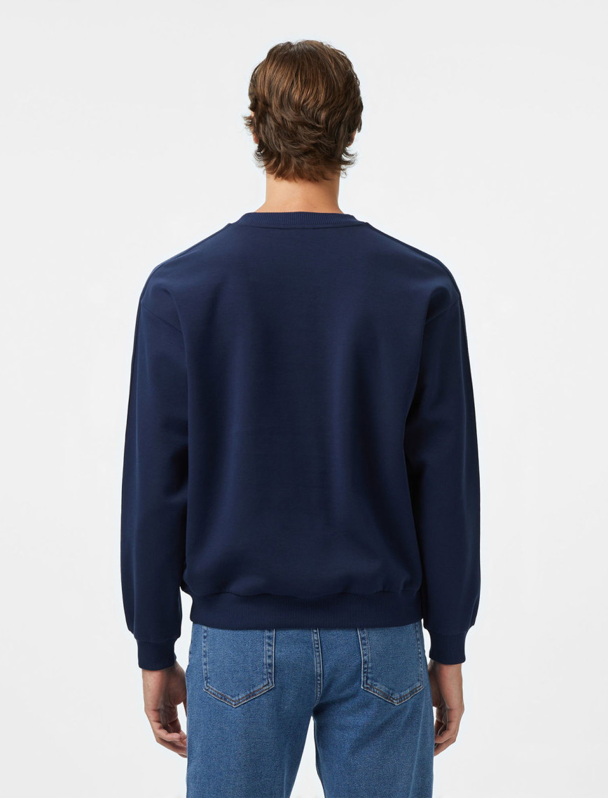 Lacoste Erkek Relaxed Fit Bisiklet Yaka Lacivert Sweatshirt Lacoste Erkek Relaxed Fit Bisiklet Yaka Lacivert Sweatshirt