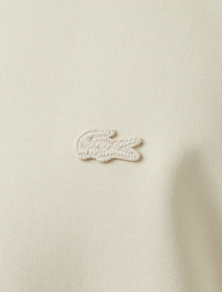 Lacoste Erkek Relaxed Fit Bisiklet Yaka Açık Krem Sweatshirt Lacoste Erkek Relaxed Fit Bisiklet Yaka Açık Krem Sweatshirt