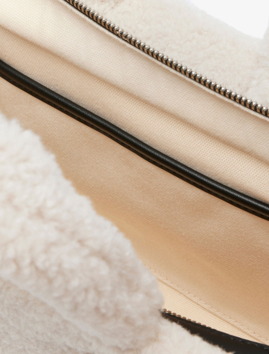 Lacoste Heritage Kadın Baskılı Krem Omuz Çantası