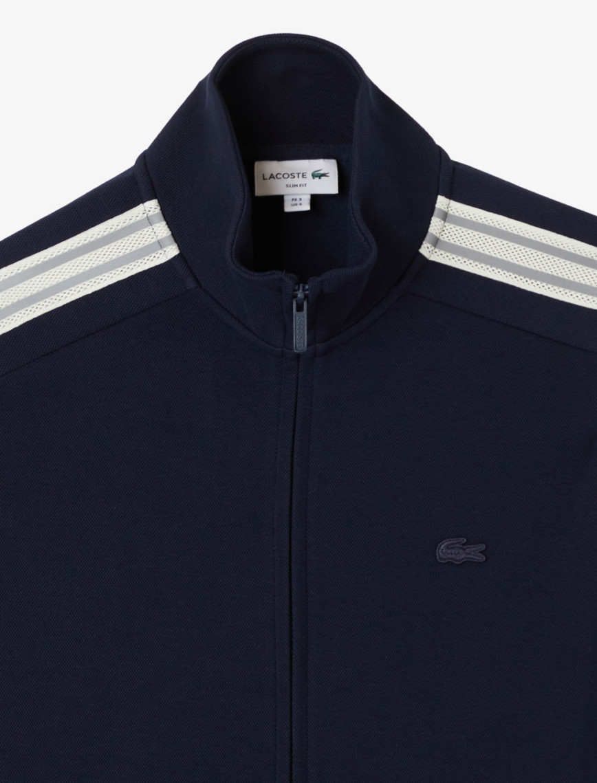 Lacoste Erkek Slim Fit Fermuarlı Lacivert Sweatshirt Lacoste Erkek Slim Fit Fermuarlı Lacivert Sweatshirt