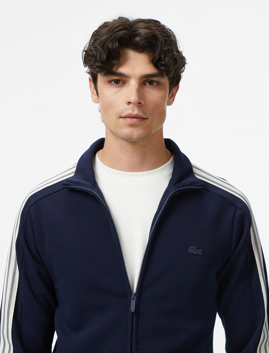 Lacoste Erkek Slim Fit Fermuarlı Lacivert Sweatshirt Lacoste Erkek Slim Fit Fermuarlı Lacivert Sweatshirt