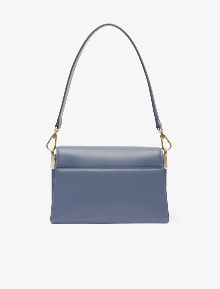 Lacoste Tennis Bliss Kadın Deri Mavi Omuz Çantası