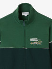 Lacoste Erkek Slim Fit Fermuarlı Renk Bloklu Yeşil Sweatshirt Lacoste Erkek Slim Fit Fermuarlı Renk Bloklu Yeşil Sweatshirt