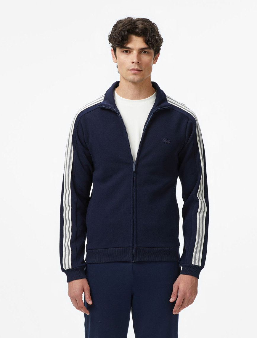 Lacoste Erkek Slim Fit Fermuarlı Lacivert Sweatshirt Lacoste Erkek Slim Fit Fermuarlı Lacivert Sweatshirt