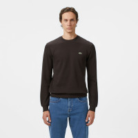 Lacoste Erkek Regular Fit Uzun Kollu Bisiklet Yaka Kahverengi T-Shirt Lacoste Erkek Regular Fit Uzun Kollu Bisiklet Yaka Kahverengi T-Shirt