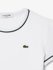 Lacoste Kadın Slim Fit Bisiklet Yaka Beyaz T-Shirt Lacoste Kadın Slim Fit Bisiklet Yaka Beyaz T-Shirt