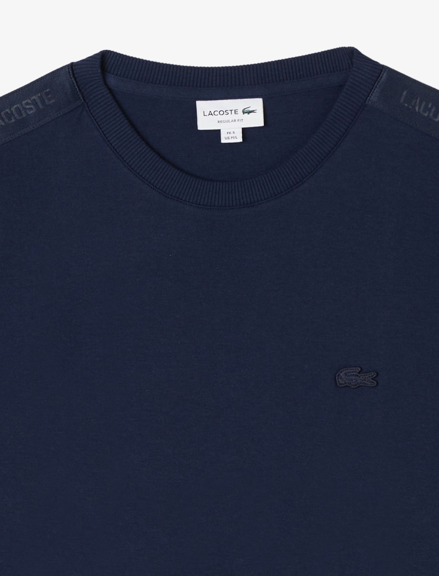 Lacoste Erkek Oversize Fit Bisiklet Yaka Lacivert T-Shirt Lacoste Erkek Oversize Fit Bisiklet Yaka Lacivert T-Shirt