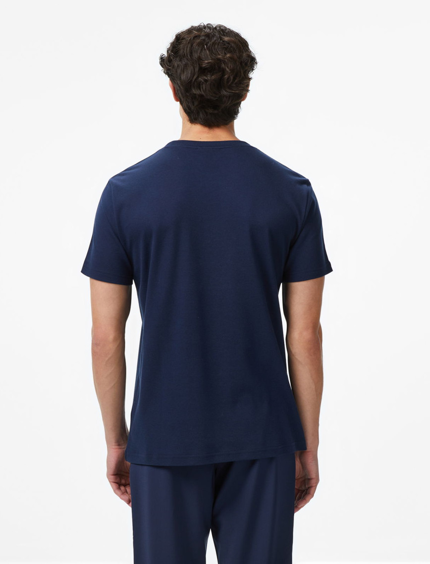 Lacoste Erkek Oversize Fit Bisiklet Yaka Lacivert T-Shirt Lacoste Erkek Oversize Fit Bisiklet Yaka Lacivert T-Shirt