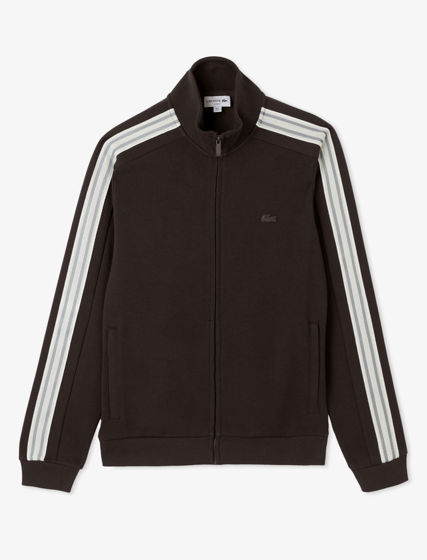 Lacoste Erkek Slim Fit Fermuarlı Kahverengi Sweatshirt Lacoste Erkek Slim Fit Fermuarlı Kahverengi Sweatshirt