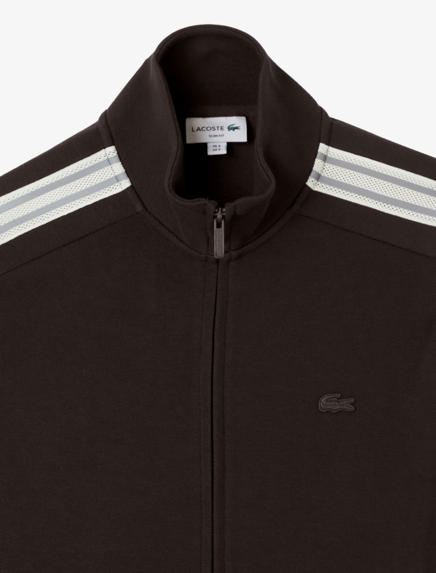 Lacoste Erkek Slim Fit Fermuarlı Kahverengi Sweatshirt Lacoste Erkek Slim Fit Fermuarlı Kahverengi Sweatshirt