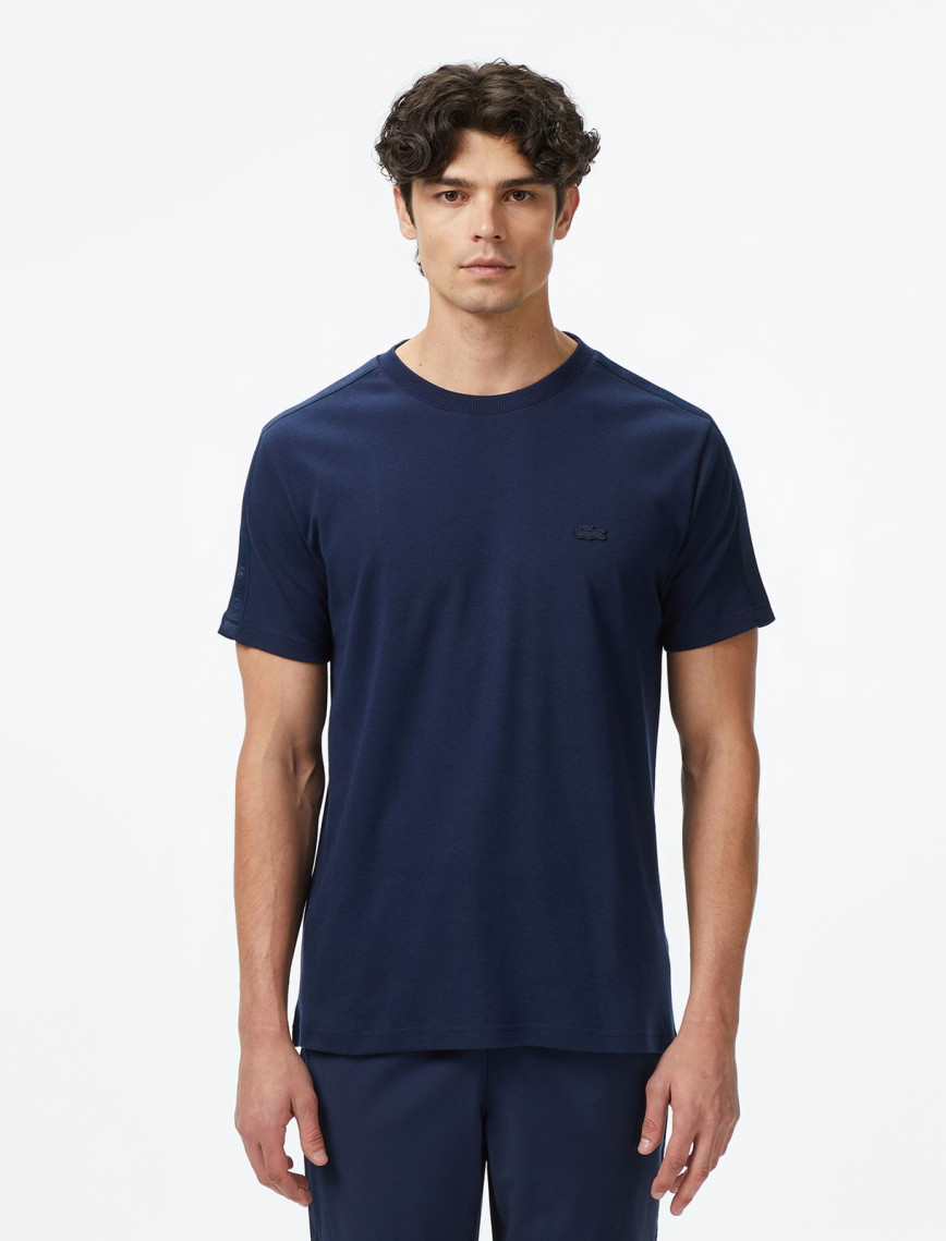 Lacoste Erkek Oversize Fit Bisiklet Yaka Lacivert T-Shirt Lacoste Erkek Oversize Fit Bisiklet Yaka Lacivert T-Shirt