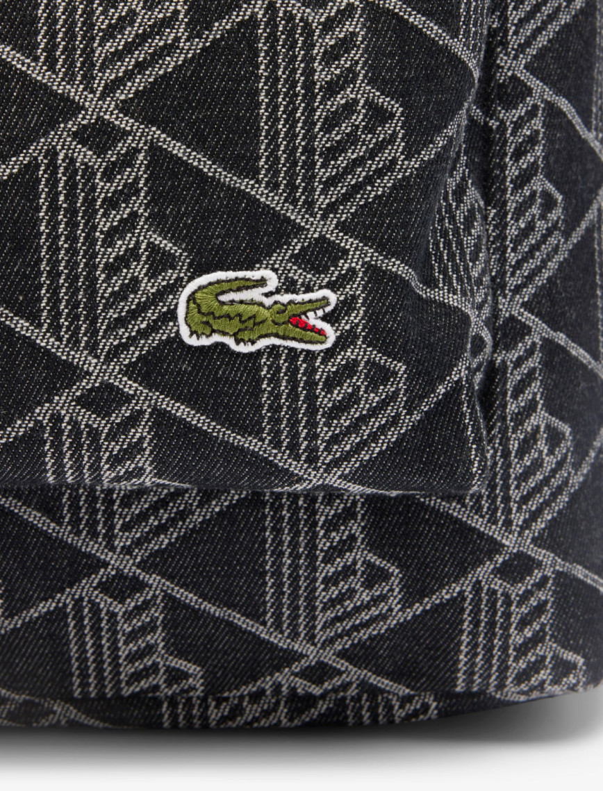 Lacoste Erkek Monogram Siyah Sırt Çantası Lacoste Erkek Monogram Siyah Sırt Çantası