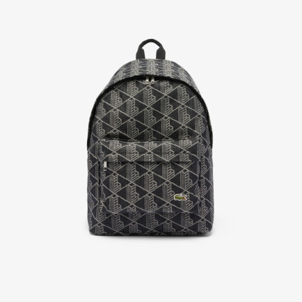 Lacoste Erkek Monogram Siyah Sırt Çantası Lacoste Erkek Monogram Siyah Sırt Çantası